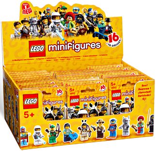 LEGO Minifigure Collection Series 1 Mystery Bag Box 60 Packs