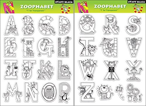 Penny Black Clear Stamp Set, Zoophabet