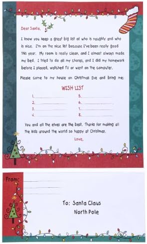 A Letter To Santa by Ganz (Two Letters and Envelopes)