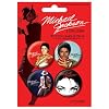 Michael Jackson - Button Set Red (in 3,8 cm) Michael Jackson - Button Set Red (in 3,8 cm)