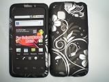 Boost Samsung Galaxy Prevail M820 Accessory - Black White Flower Protective ....