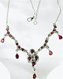 Healing garnet necklaces