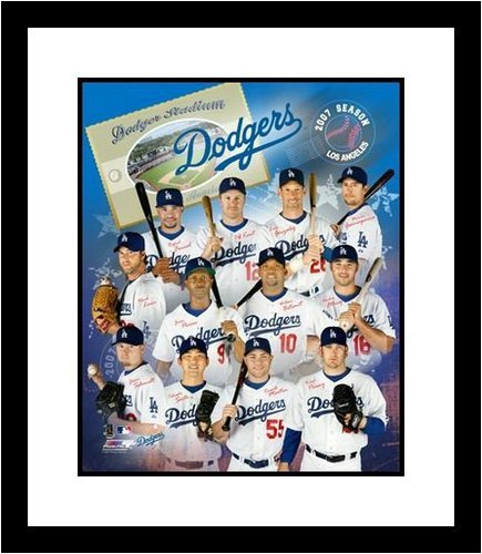 2007 Los Angeles Dodgers MLB Framed 8x10 Photograph Team Collage - CLOSEOUT SPECIAL