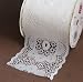 Eurowrap Ribbon: 3 Yards X 3 White Lace