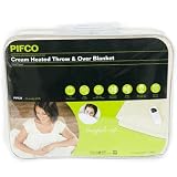 Cream Heated Throw & Over Blanket