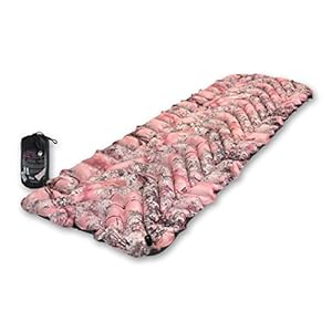 Klymit Static V Lightweight Sleeping Pad, Pink Camo, Regular