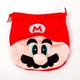 Super Mario Small Drawstring Bag Coin Purse Red