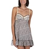 Gilligan & O'Malley Chiffon Baby Doll Chemise - Animal Print