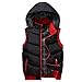 Unisex Stand Collar with Removable Hood Down Vest