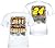 Jeff Gordon #24 NASCAR-Drive To End Hunger Flameout T-Shirt-White