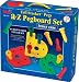 Lauri TALL STACKER PEGS a-z PEGBOARD SET (lower case)