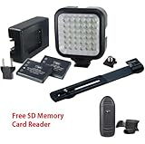 LED Digital Photo & Video Light Kit for Digital Cameras/Camcorders D/SLRs + ....