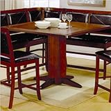 Walnut Finish Counter Height Table by Coaster