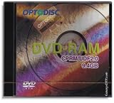 Optodisc 9.4GB 3X DVD-RAM in Jewel Case 5-Pak