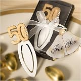 Review Fashioncraft  / 50th Anniversary Bookmark Favors (Set of 36) - Wedding Favors