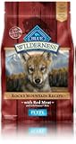 Blue Buffalo Wilderness Puppy Rocky Mountain Recipes Red Meat-Grain Free 4 lb