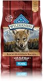 Blue Buffalo Wilderness Puppy Rocky Mountain Recipes Red Meat-Grain Free 4 lb