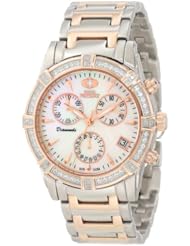 Swiss Precimax Womens SP12081 Desire Elite Diamond Mother-Of-Pearl Dial Watch