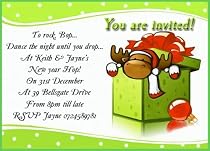 New Year's Eve Personalised Party Invitations