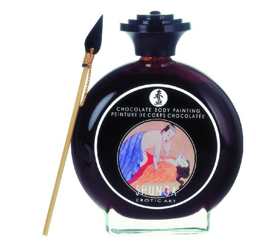 Shunga Chocolate Body Paint, 3.5-Ounce Bottle