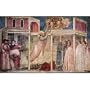Giotto di Bondone (Cycle of frescoes in the Peruzzi Chapel, Santa Croce in Florence, Scene: Himmelfahrt John the Evangel - 11x17