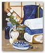 Blue and White Bath - Zeta Phi Beta by Herman Woodall 8"x10" Art Print Poster