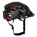 AWE AeroLite Men's Bicycle Helmet - Black/Red, Size 58-61