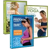 Gaiam Moms to Be Prenatal & Postnatal Yoga Workouts Kit (3 pcs. Set) with Shiva Reas & Summer Sanders