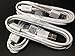 Samsung OEM 5-Feet Micro USB Data Sync Charging Cables for Galaxy S3/S4, 3-Pack - Non-Retail Packaging - White