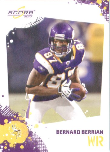 Bernard Berrian - Minnesota Vikings - 2010 Score Football Card - NFL Trading Card in Screwdown Case