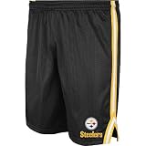 Reebok Pittsburgh Steelers Boys (4-7) Lacrosse Shorts Kids 5-6 Medium