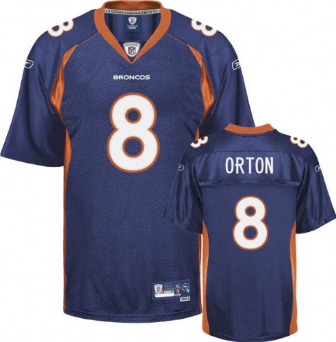 Kyle Orton Navy Reebok NFL Premier Denver Broncos Jersey - Small