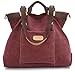 z-joyee Women Shoulder bags Casual Vintage Hobo Canvas Handbags Top Handle Tote Crossbody Shopping Bags