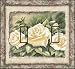 White Rose Roses Floral Switchplate Applique Bedroom Home Decor