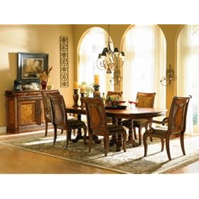 Ferraro Furniture Wilmington Dining Grand Double Pedestal Table