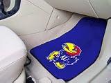Kansas Jayhawks 24 x 18 2 Piece Car Floor Mat Set