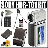 Sony HDR-TG1 4MP High Definition Handycam Camcorder + 8GB Deluxe Accessory Kit