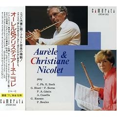 Aur�le & Christiane Nicolet Play Bach/Bizet/Borne/G�nin/Casella/Enesco/Boulez
