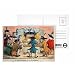 A Welsh Feast on St. David's Day, 1790 (colour etching) by English School - Postcard (Pack of 8) - 6x4 inch - Art247 Highest Quality - Standard Size - Pack Of 8