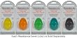 Isokinetics Inc. Hand Exercise Squeeze Ball - Egg Shaped - 5 Resistance Levels - Sold Separately