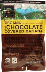 Kopali Organic Dark Chocolate   Banana, 2-Ounce Pouch (Pack of 6)