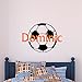 Personalized Name Soccer Wall Decal
