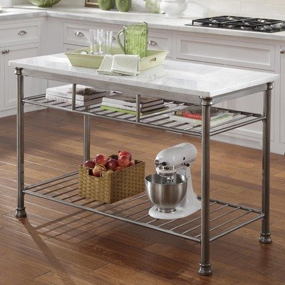 Home Styles 5060-94 Orleans Kitchen Island with Marble Top