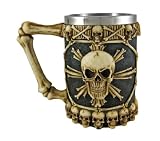 Cool Ossuary Skull Beer Stein Tankard Skulls