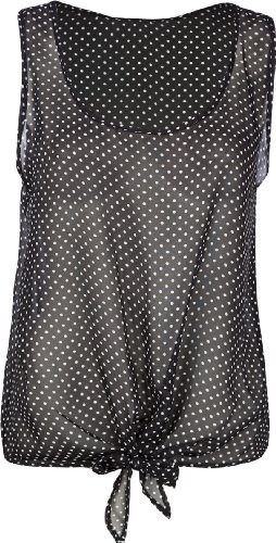 FULL TILT Polka Dot Womens Top