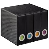 Produkt-Bild: Hama CD-/DVD-Album Box 96, Transparent-Schwarz