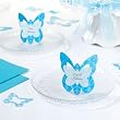 Blue Butterfly Name Cards, Set of 12
