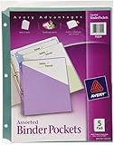 Avery Binder Pockets, Acid Free, Pack of 5 (75254)