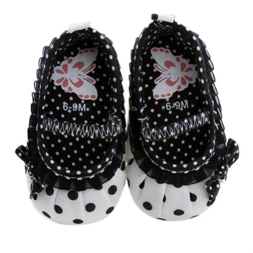 BOBORA Baby Toddlers Infant Cotton Soft Sole Princess Crib Shoes