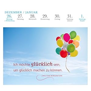 Ein Jahr voll Glück 2017: Postkartenkalender
